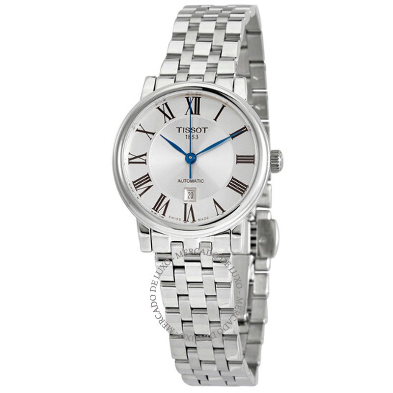 Relógio T-Classic Automático Mostrador Prateado 30 mm - Mercado de Luxo - O Maior E-Commerce de Bens, Produtos e Serviços de Luxo do Brasil.