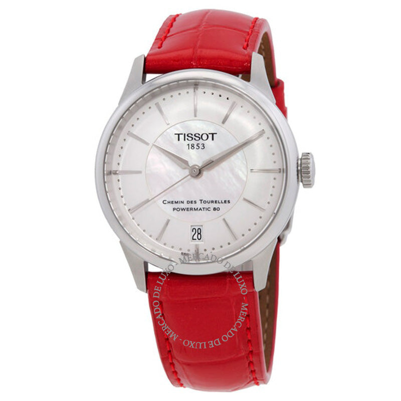 Relógio T-Classic Automático Mostrador em Madrepérola Branca 34 mm - Mercado de Luxo - O Maior E-Commerce de Bens, Produtos e Serviços de Luxo do Brasil.