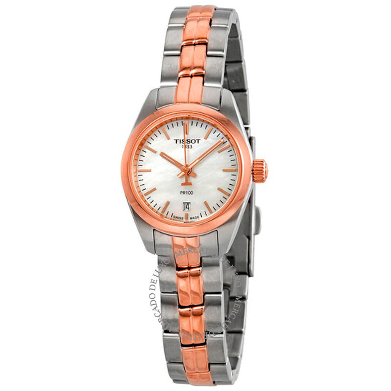 Relógio T-Classic Madrepérola Mostrador Bicolor 25 mm - Mercado de Luxo - O Maior E-Commerce de Bens, Produtos e Serviços de Luxo do Brasil.