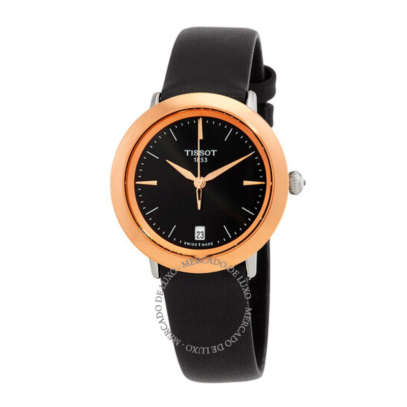 Relógio Mostrador preto de quartzo T-Gold 33 mm - Mercado de Luxo - O Maior E-Commerce de Bens, Produtos e Serviços de Luxo do Brasil.
