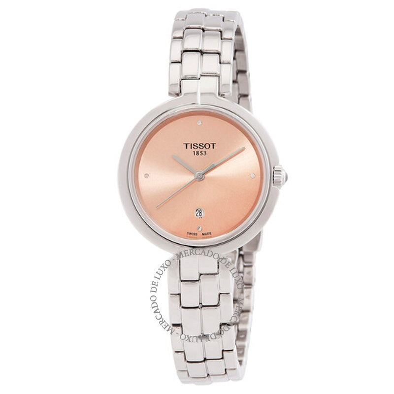 Relógio T-Lady Quartzo Diamante Mostrador Rosa 30 mm - Mercado de Luxo - O Maior E-Commerce de Bens, Produtos e Serviços de Luxo do Brasil.
