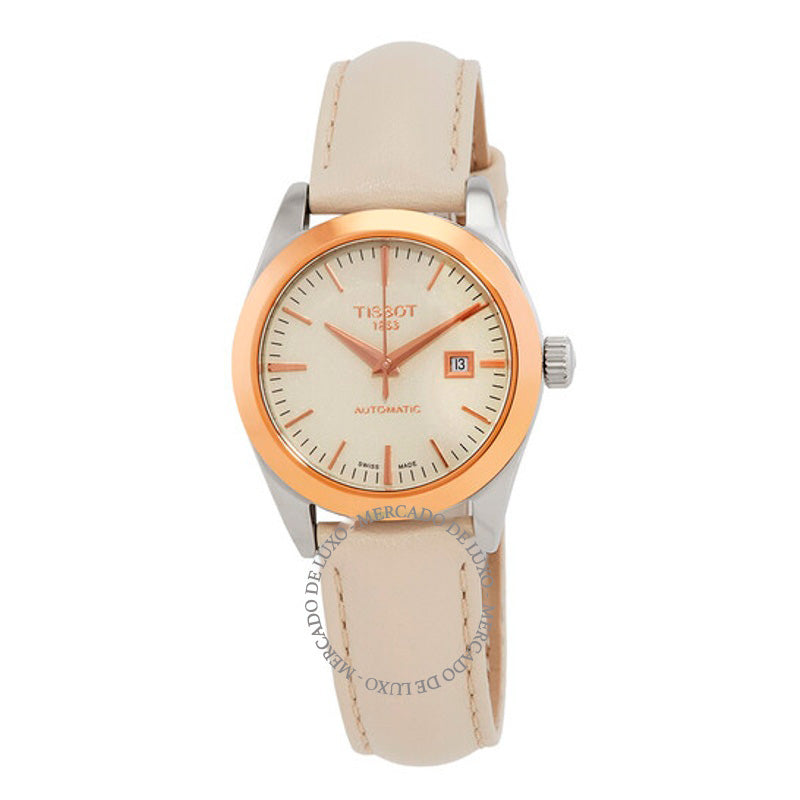 Relógio T-My Lady Automático Creme Opalin Dial  - Mercado de Luxo - O Maior E-Commerce de Bens, Produtos e Serviços de Luxo do Brasil.