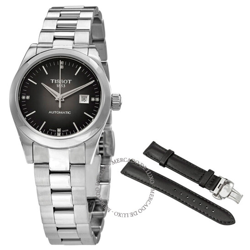 Relógio T-My Lady Automático Diamante Mostrador Antracite  - Mercado de Luxo - O Maior E-Commerce de Bens, Produtos e Serviços de Luxo do Brasil.
