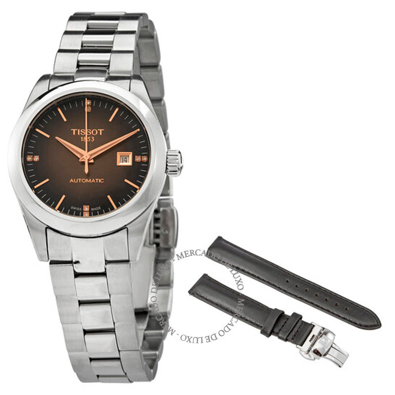 Relógio T-My Lady Automático Diamante Antracite Gradiente Dial  - Mercado de Luxo - O Maior E-Commerce de Bens, Produtos e Serviços de Luxo do Brasil.