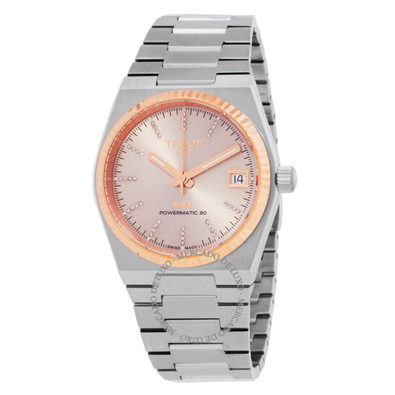Relógio PRX Automático Diamante Cinza Mostrador 35 mm - Mercado de Luxo - O Maior E-Commerce de Bens, Produtos e Serviços de Luxo do Brasil.
