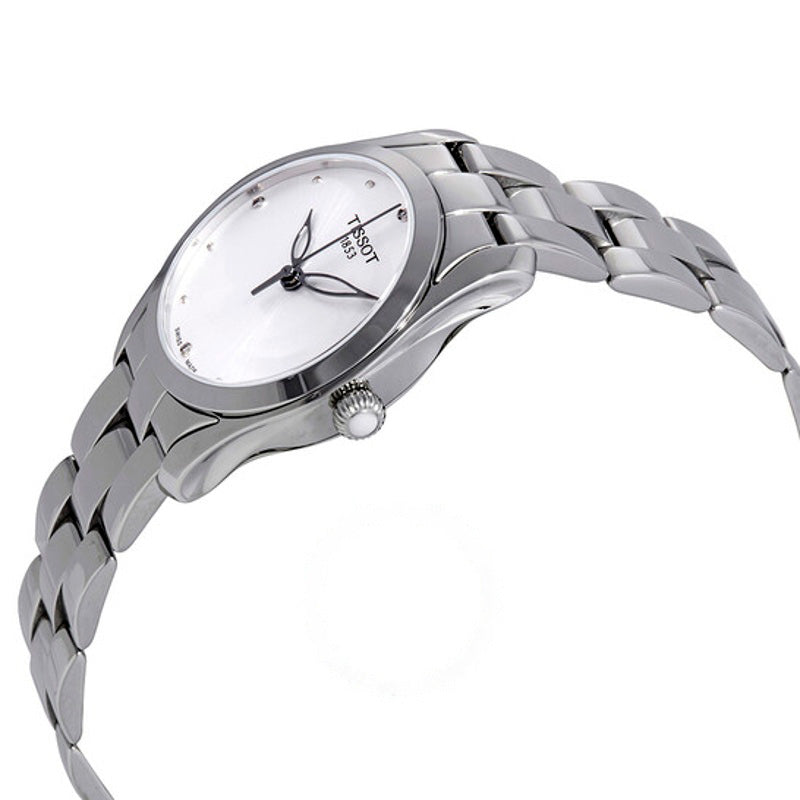 Relógio T-Wave Diamond Silver Dial  - Mercado de Luxo - O Maior E-Commerce de Bens, Produtos e Serviços de Luxo do Brasil.