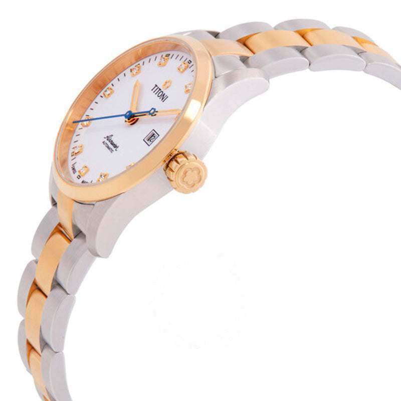 Relógio Airmaster Automático Mostrador Branco 23743 S 29 mm - Mercado de Luxo - O Maior E-Commerce de Bens, Produtos e Serviços de Luxo do Brasil.