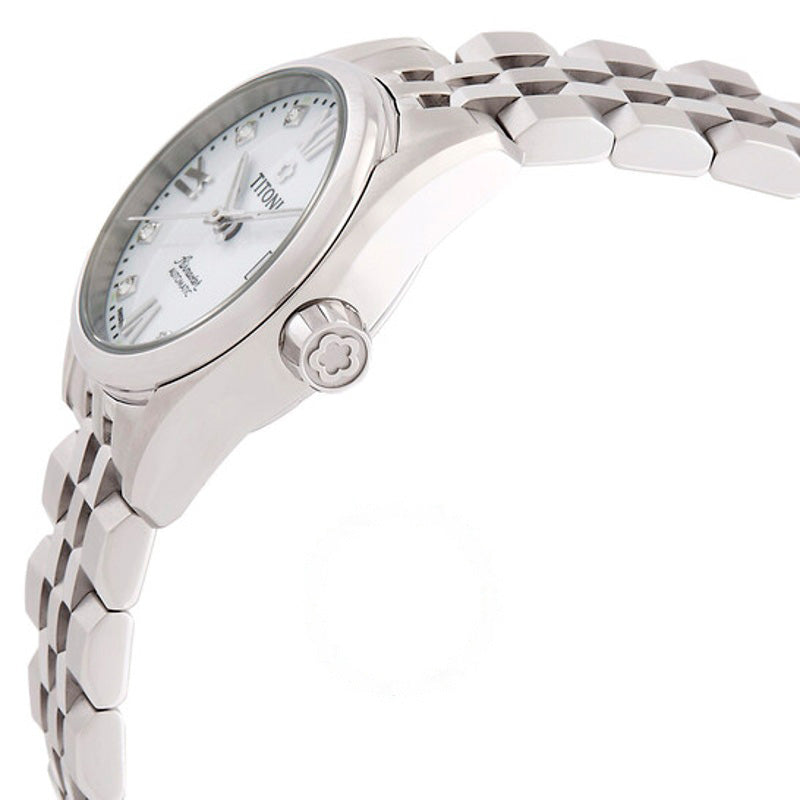 Relógio Airmaster Automático Mostrador Branco 23909 27 mm - Mercado de Luxo - O Maior E-Commerce de Bens, Produtos e Serviços de Luxo do Brasil.