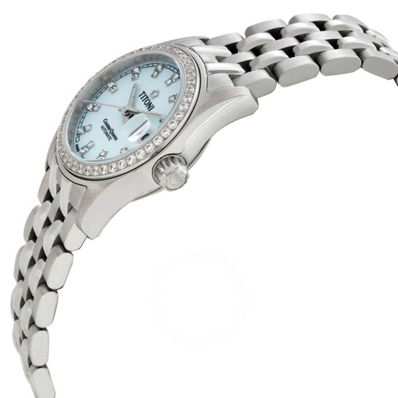 Relógio Cosmo Automático Mostrador Branco 729 S-DB- 27 mm - Mercado de Luxo - O Maior E-Commerce de Bens, Produtos e Serviços de Luxo do Brasil.