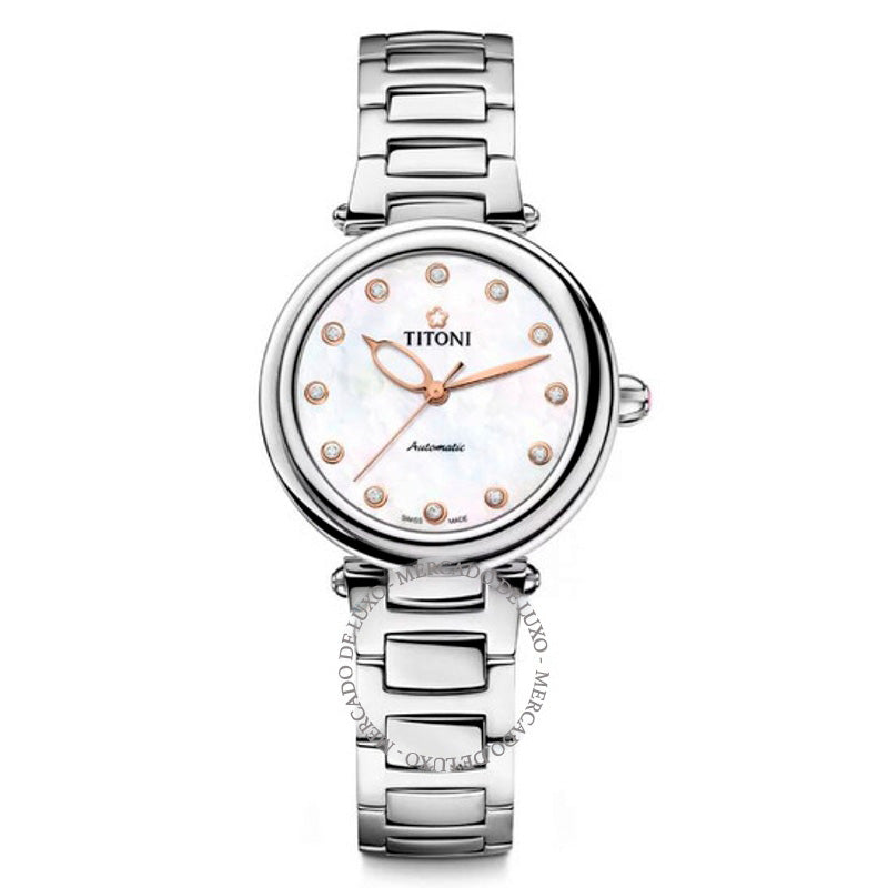 Relógio Miss Lovely Mostrador Automático de Madrepérola 33 mm - Mercado de Luxo - O Maior E-Commerce de Bens, Produtos e Serviços de Luxo do Brasil.