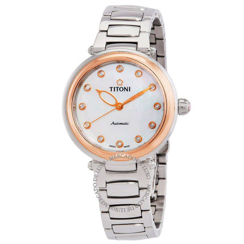 Relógio Miss Lovely Automático Madrepérola Mostrador 23978 SR 33 mm - Mercado de Luxo - O Maior E-Commerce de Bens, Produtos e Serviços de Luxo do Brasil.