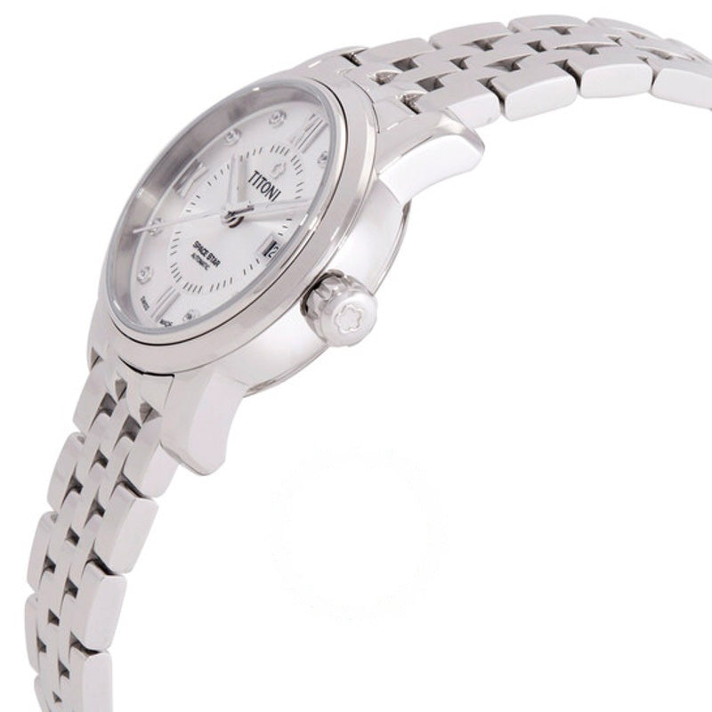Relógio Space Star Automático Mostrador Prateado 23538 28 mm - Mercado de Luxo - O Maior E-Commerce de Bens, Produtos e Serviços de Luxo do Brasil.