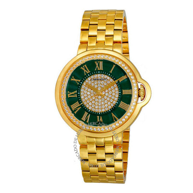 Relógio Mostrador Toulon Quartzo Verde 37 mm - Mercado de Luxo - O Maior E-Commerce de Bens, Produtos e Serviços de Luxo do Brasil.