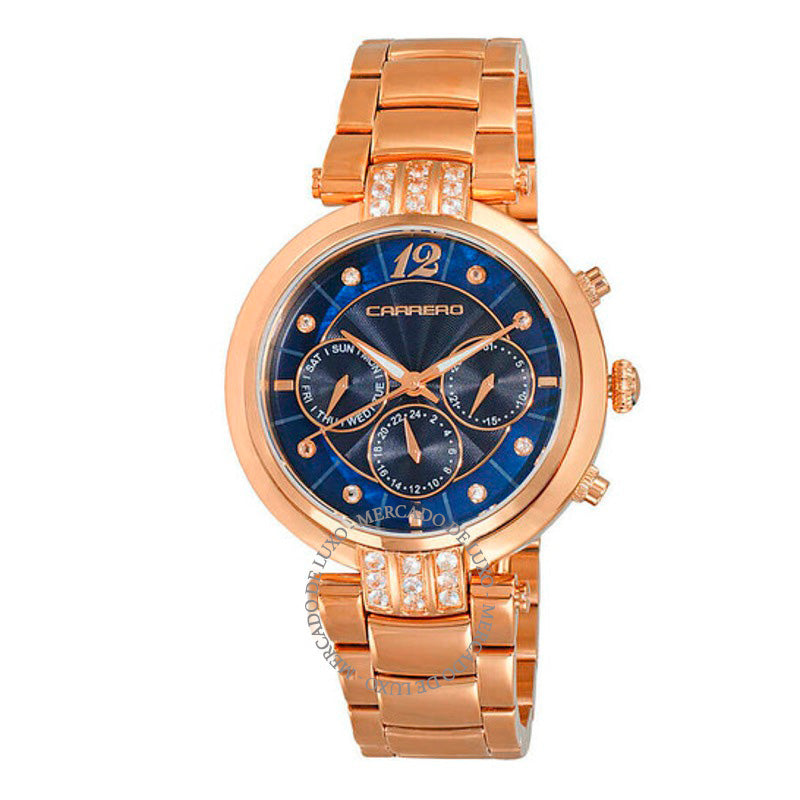 Relógio Adelina GMT Quartzo Mostrador Azul 38 mm - Mercado de Luxo - O Maior E-Commerce de Bens, Produtos e Serviços de Luxo do Brasil.
