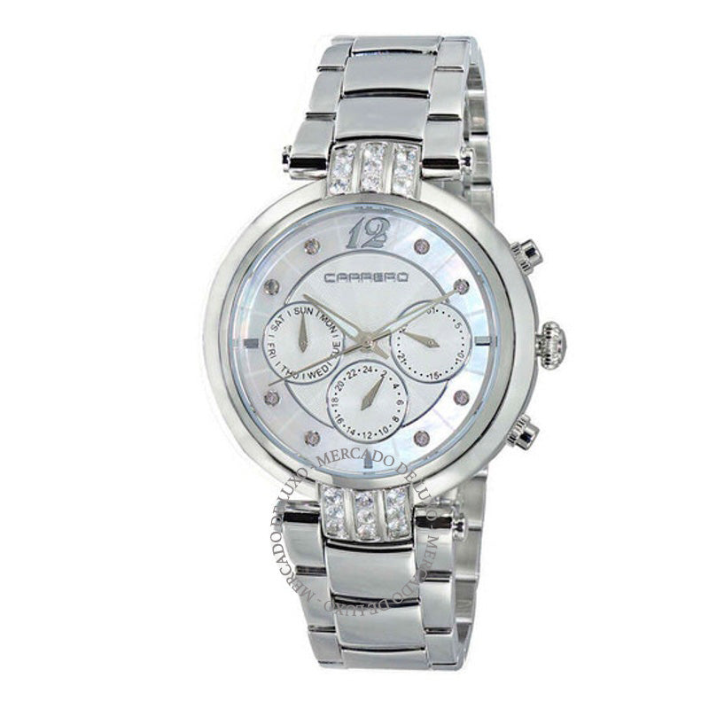Relógio Adelina Quartzo Mostrador Branco 38 mm - Mercado de Luxo - O Maior E-Commerce de Bens, Produtos e Serviços de Luxo do Brasil.