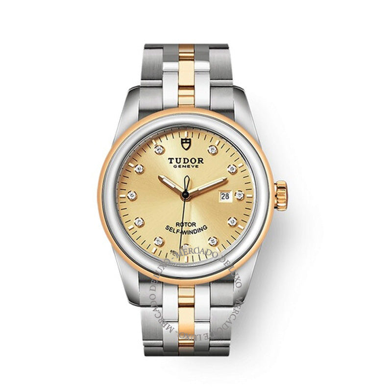 Relógio Glamour Automático Diamante Mostrador Champanhe 31 mm - Mercado de Luxo - O Maior E-Commerce de Bens, Produtos e Serviços de Luxo do Brasil.
