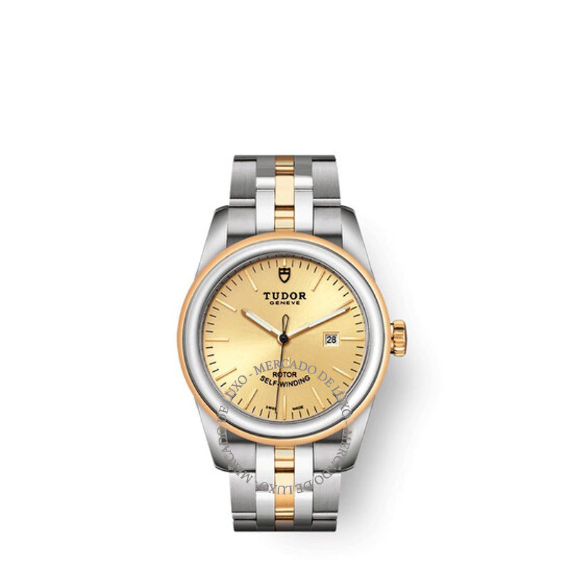 Relógio Glamour Date Automático Mostrador Champanhe 31 mm - Mercado de Luxo - O Maior E-Commerce de Bens, Produtos e Serviços de Luxo do Brasil.