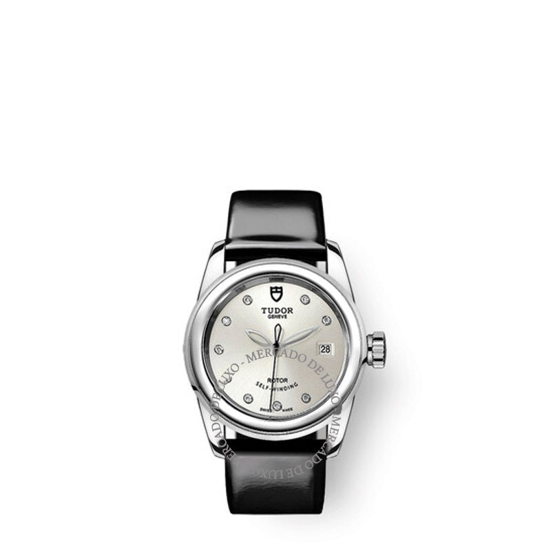 Relógio Glamour Date Automático Diamante Mostrador Prateado 26 mm - Mercado de Luxo - O Maior E-Commerce de Bens, Produtos e Serviços de Luxo do Brasil.