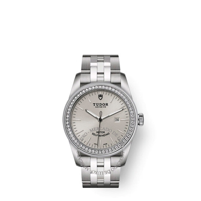 Relógio Glamour Date Automático Diamante Mostrador Prateado 31 mm - Mercado de Luxo - O Maior E-Commerce de Bens, Produtos e Serviços de Luxo do Brasil.