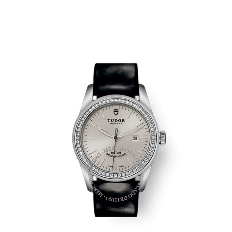 Relógio Glamour Date Automático Diamante Mostrador Prateado 31 mm - Mercado de Luxo - O Maior E-Commerce de Bens, Produtos e Serviços de Luxo do Brasil.