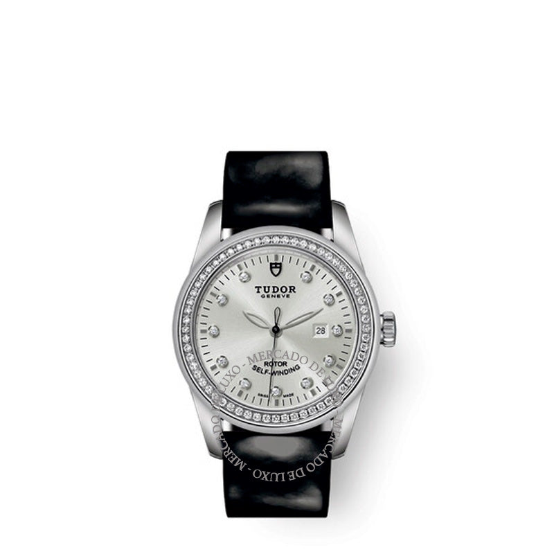 Relógio Glamour Date Automático Diamante Mostrador Prateado 31 mm - Mercado de Luxo - O Maior E-Commerce de Bens, Produtos e Serviços de Luxo do Brasil.