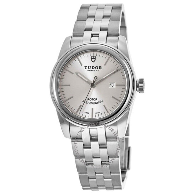 Relógio Glamour Date Automático Mostrador Prateado 31 mm - Mercado de Luxo - O Maior E-Commerce de Bens, Produtos e Serviços de Luxo do Brasil.