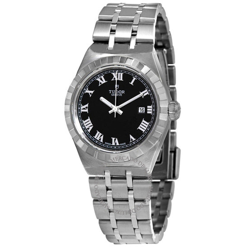 Relógio Royal Automatic Mostrador Preto Aço Inoxidável 28 mm - Mercado de Luxo - O Maior E-Commerce de Bens, Produtos e Serviços de Luxo do Brasil.