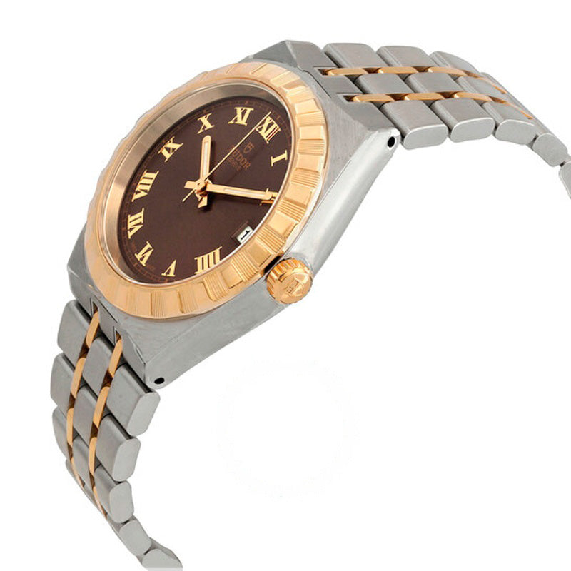 Relógio Royal Automatic Chocolate Brown Dial Two-Tone 34 mm - Mercado de Luxo - O Maior E-Commerce de Bens, Produtos e Serviços de Luxo do Brasil.