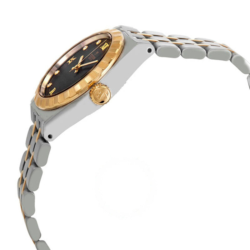 Relógio Royal Automatic Diamond Black Dial 28 mm 28 mm - Mercado de Luxo - O Maior E-Commerce de Bens, Produtos e Serviços de Luxo do Brasil.