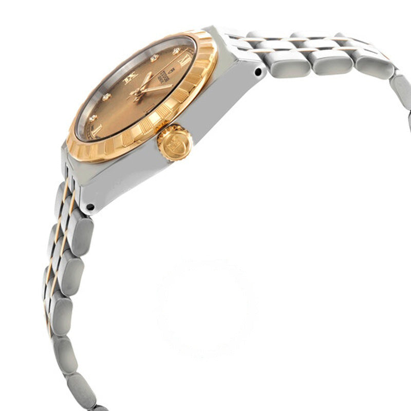 Relógio Royal Automatic Diamond Champagne Dial 28 mm  - Mercado de Luxo - O Maior E-Commerce de Bens, Produtos e Serviços de Luxo do Brasil.