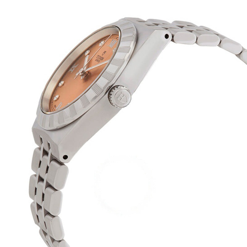 Relógio Royal Automatic Diamond Salmon Dial 34 mm - Mercado de Luxo - O Maior E-Commerce de Bens, Produtos e Serviços de Luxo do Brasil.