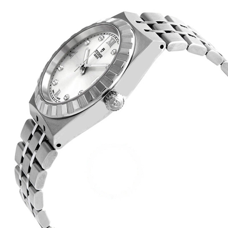 Relógio Royal Automatic Diamond Silver Dial 34 mm 34 mm - Mercado de Luxo - O Maior E-Commerce de Bens, Produtos e Serviços de Luxo do Brasil.