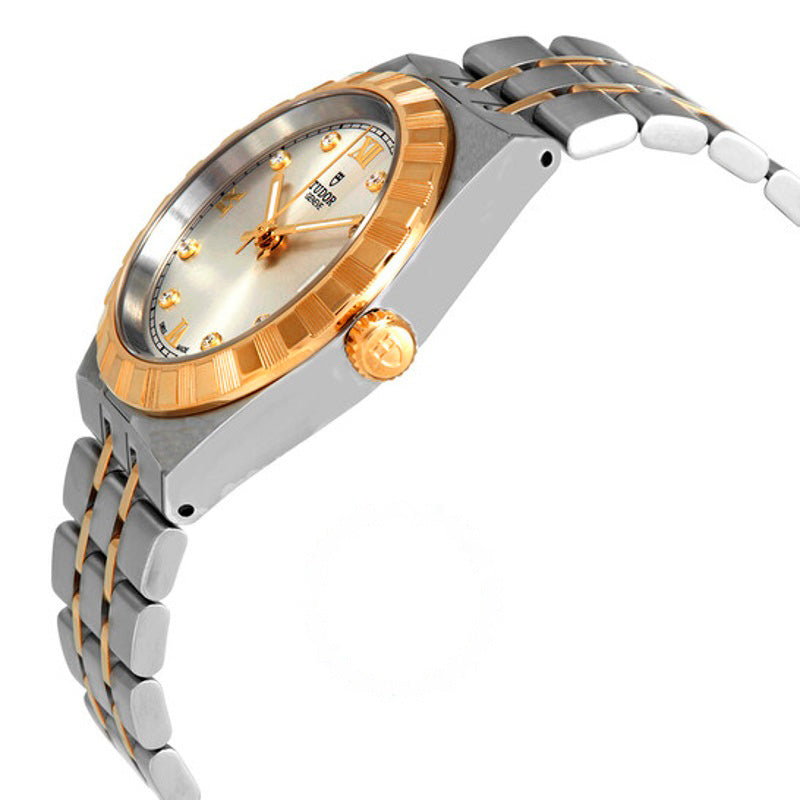 Relógio Royal Automatic Diamond Silver Dial 34 mm - Mercado de Luxo - O Maior E-Commerce de Bens, Produtos e Serviços de Luxo do Brasil.
