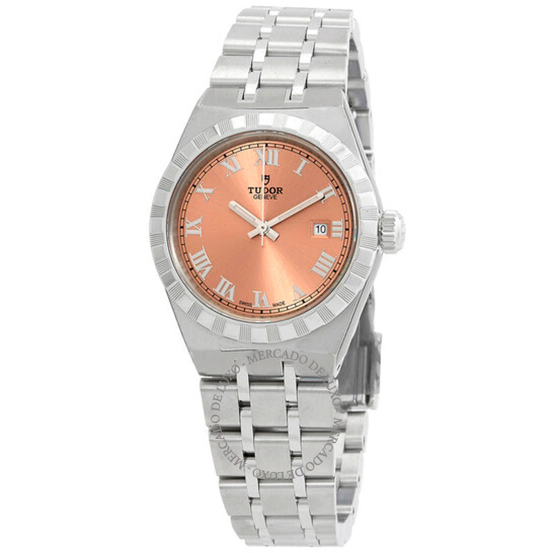 Relógio Mostrador Royal Automatic Salmon 28 mm - Mercado de Luxo - O Maior E-Commerce de Bens, Produtos e Serviços de Luxo do Brasil.