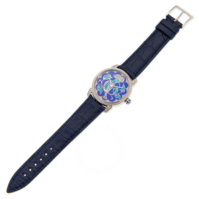 Relógio Classico Lady Automático Diamante Mostrador Azul 35 mm - Mercado de Luxo - O Maior E-Commerce de Bens, Produtos e Serviços de Luxo do Brasil.