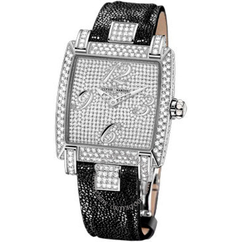 Relógio Caprice Diamonds Dial Stingray Strap Automático 34 mm - Mercado de Luxo - O Maior E-Commerce de Bens, Produtos e Serviços de Luxo do Brasil.
