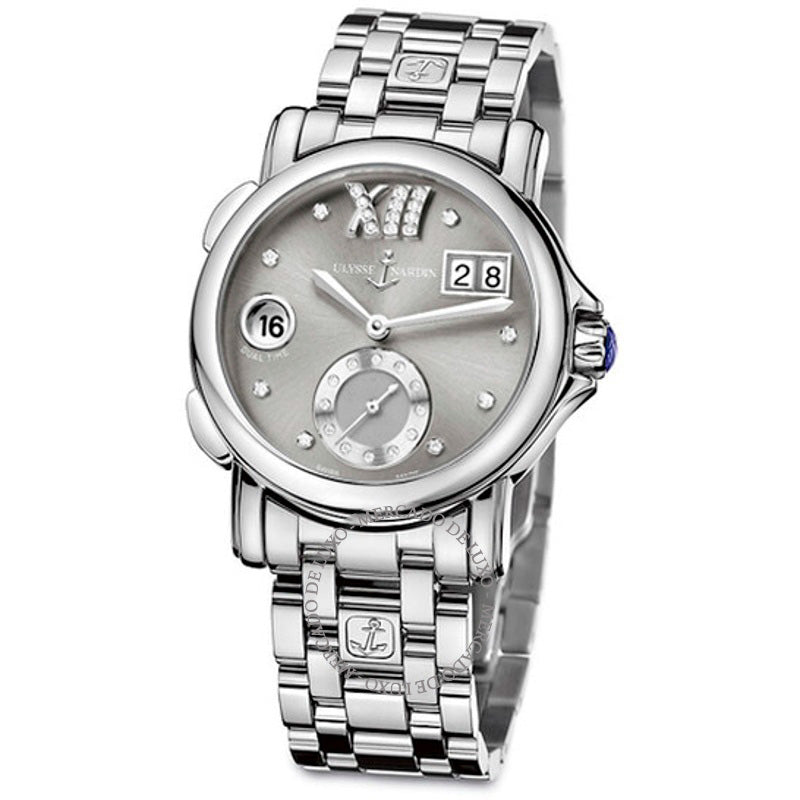 Relógio GMT Big Date Mostrador Cinza Aço Inoxidável Automático 37 mm - Mercado de Luxo - O Maior E-Commerce de Bens, Produtos e Serviços de Luxo do Brasil.