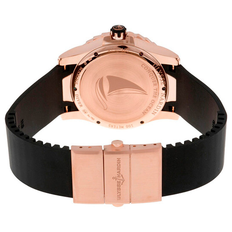 Relógio Lady Diver 2014 Mostrador Preto Borracha Preta 40 mm - Mercado de Luxo - O Maior E-Commerce de Bens, Produtos e Serviços de Luxo do Brasil.