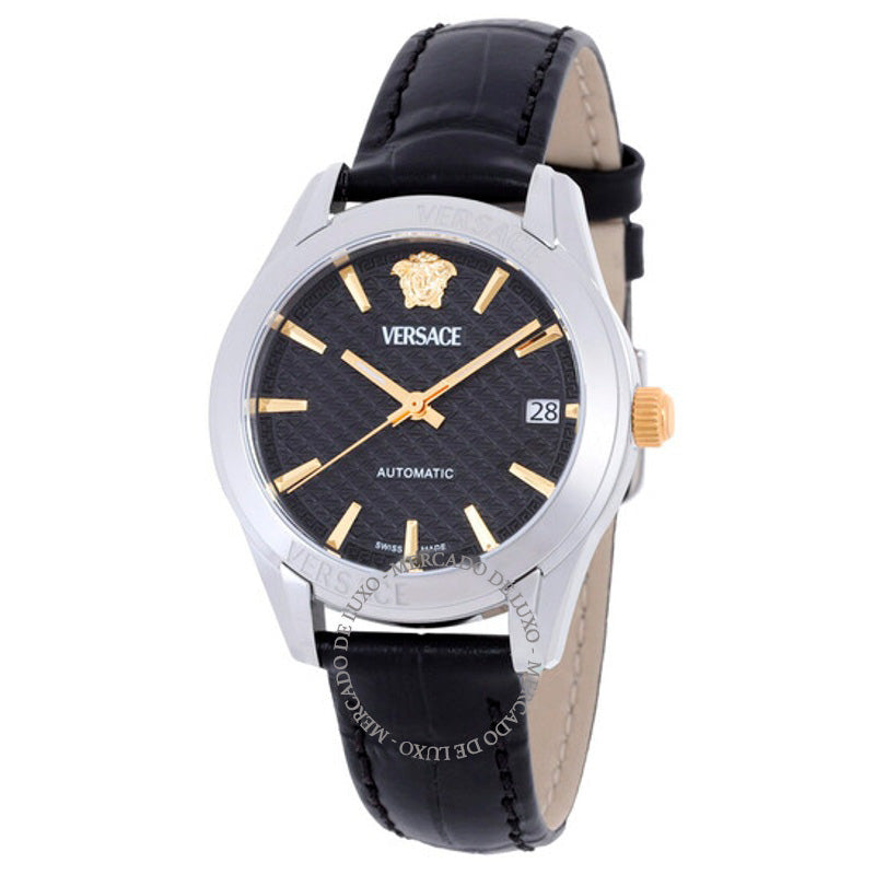 Relógio Greca Classic Automático Mostrador Preto 35 mm - Mercado de Luxo - O Maior E-Commerce de Bens, Produtos e Serviços de Luxo do Brasil.
