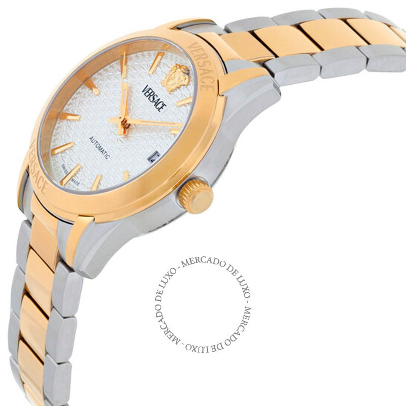 Relógio Greca Classic Automático Mostrador Prateado 35 mm - Mercado de Luxo - O Maior E-Commerce de Bens, Produtos e Serviços de Luxo do Brasil.