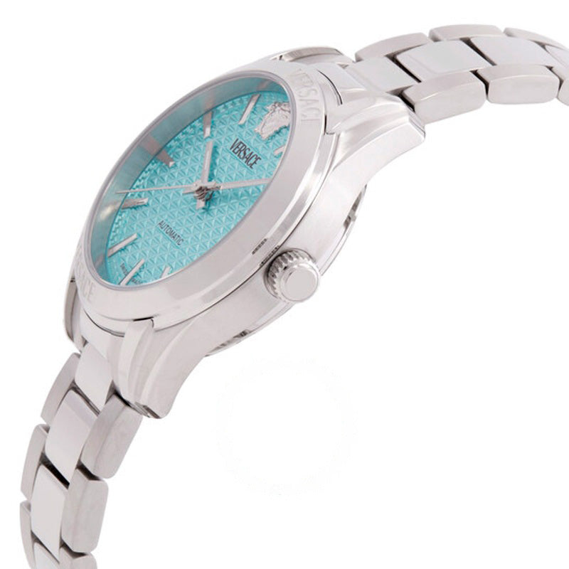 Relógio Greca Classic Automático Mostrador Turquesa 35 mm - Mercado de Luxo - O Maior E-Commerce de Bens, Produtos e Serviços de Luxo do Brasil.