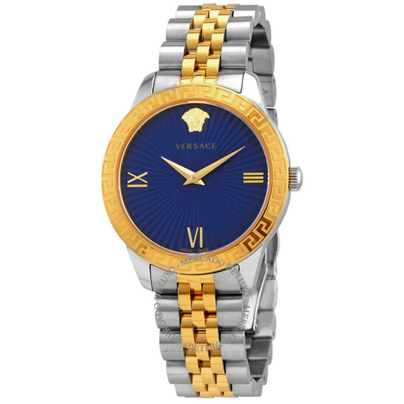 Relógio Greca Signature Quartz Mostrador Azul 38 mm - Mercado de Luxo - O Maior E-Commerce de Bens, Produtos e Serviços de Luxo do Brasil.