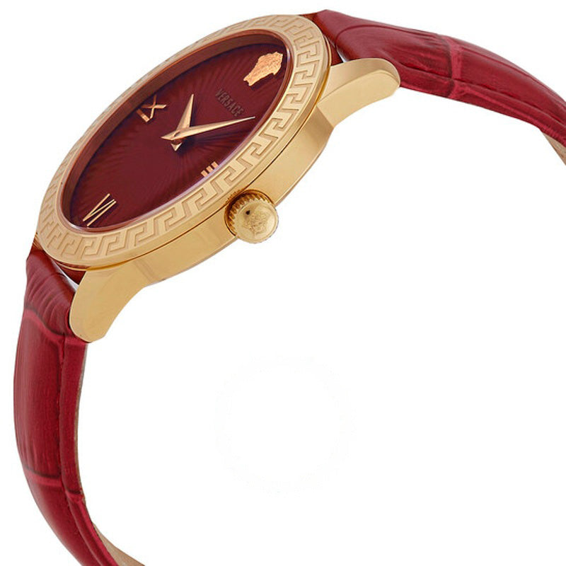 Relógio Greca Signature Quartz Mostrador Vermelho 38 mm - Mercado de Luxo - O Maior E-Commerce de Bens, Produtos e Serviços de Luxo do Brasil.