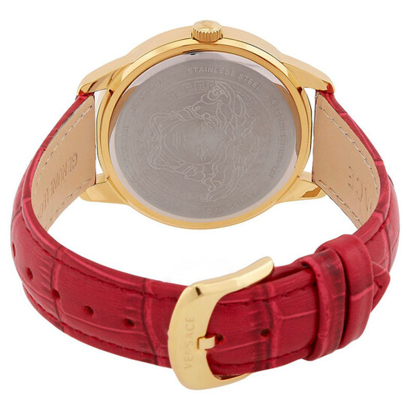 Relógio Greca Signature Quartz Mostrador Vermelho 38 mm - Mercado de Luxo - O Maior E-Commerce de Bens, Produtos e Serviços de Luxo do Brasil.