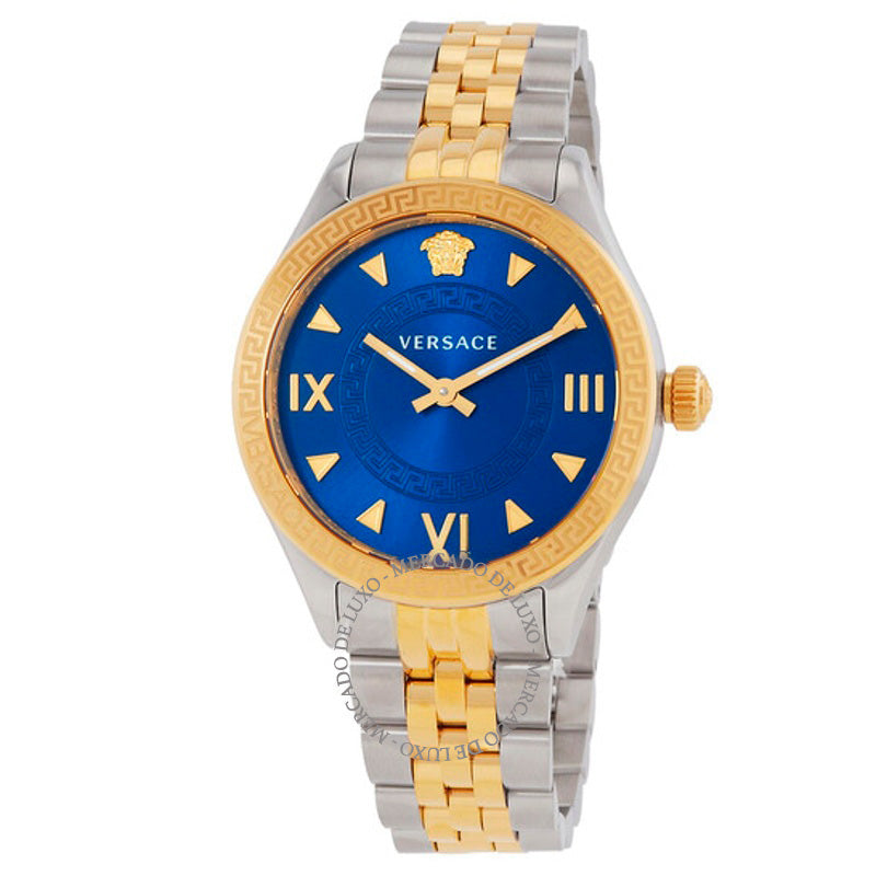 Relógio Mostrador azul de quartzo Hellenyium bicolor 35 mm - Mercado de Luxo - O Maior E-Commerce de Bens, Produtos e Serviços de Luxo do Brasil.