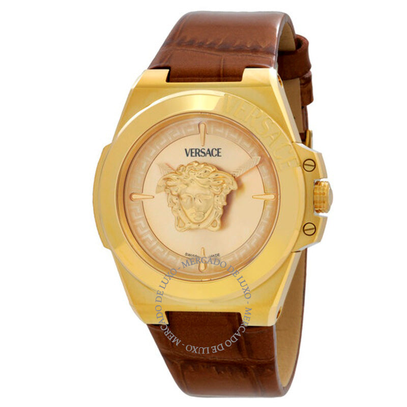 Relógio Mostrador dourado de quartzo Hera 37 mm - Mercado de Luxo - O Maior E-Commerce de Bens, Produtos e Serviços de Luxo do Brasil.