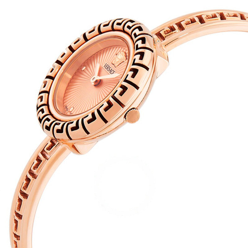Relógio Mostrador em ouro rosa quartzo La Greca 28 mm - Mercado de Luxo - O Maior E-Commerce de Bens, Produtos e Serviços de Luxo do Brasil.