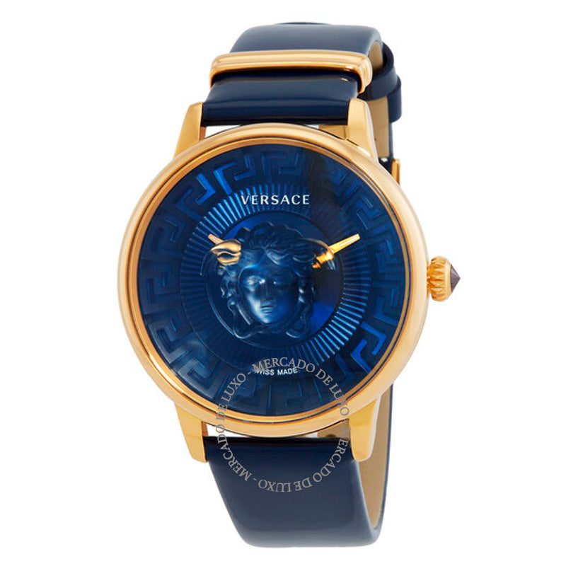 Relógio Medusa Alchemy Quartzo Mostrador Azul 38 mm - Mercado de Luxo - O Maior E-Commerce de Bens, Produtos e Serviços de Luxo do Brasil.
