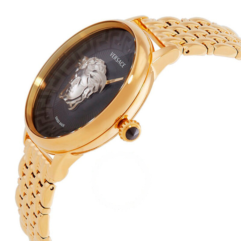 Relógio Medusa Quartzo Mostrador Preto 38 mm - Mercado de Luxo - O Maior E-Commerce de Bens, Produtos e Serviços de Luxo do Brasil.