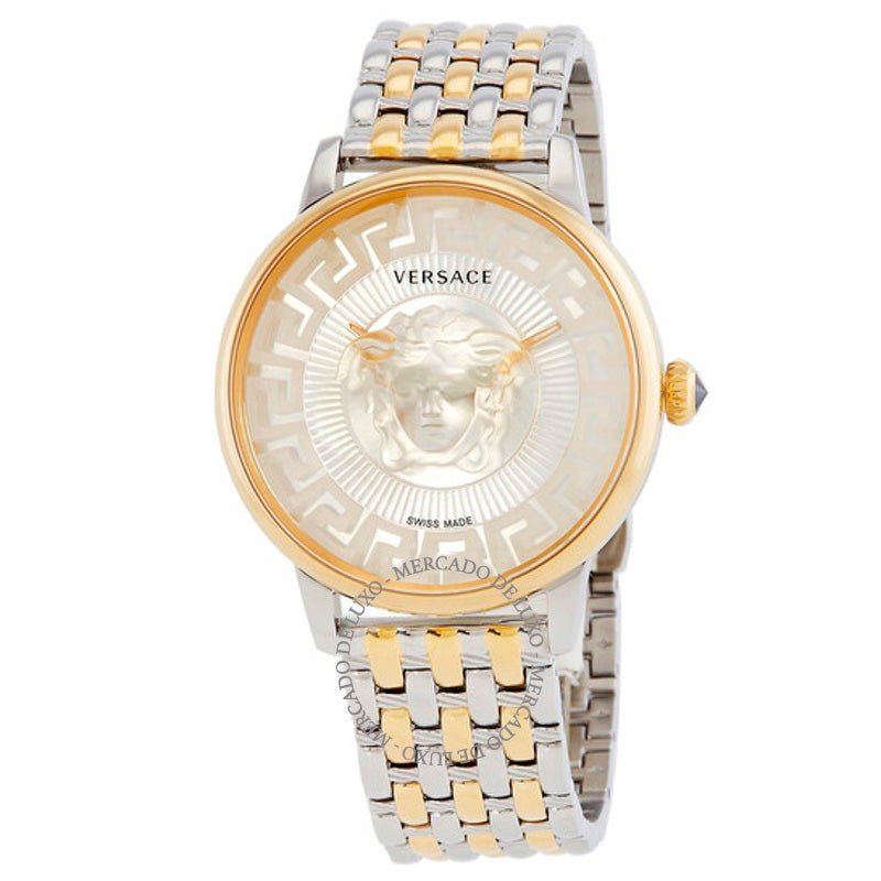 Relógio Medusa Quartz Silver Dial  - Mercado de Luxo - O Maior E-Commerce de Bens, Produtos e Serviços de Luxo do Brasil.